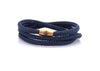 neptn women bracelet JUNO Anchor Rosegold Triple 4 ocean rope