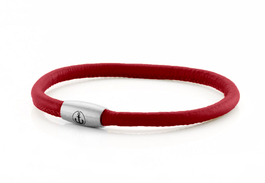 neptn women bracelet JUNO Anchor Steel Single 4 black nappa leather