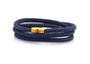 neptn women bracelet JUNO Anchor Gold Triple 4 ocean rope