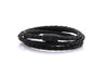 neptn women bracelet JUNO Anchor Lava Triple 4 black leather